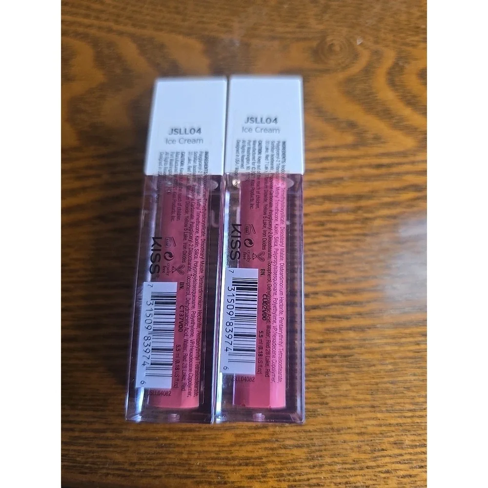 Lot Of 2‎ NEW Joah Endless Ice Cream JSLL04 Longwear Lip Color 0.18 fl oz SEALED